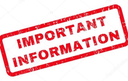 Informations diverses et importantes